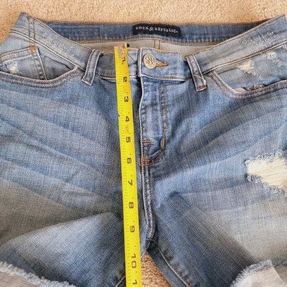 Rock & Republic Bumpershoot Denim Shorts 10 - Picture 9 of 11